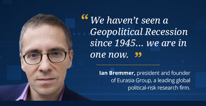 We haven’t seen a Geopolitical Recession since 1945… we are in one now.