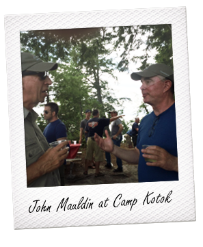 John at Camp Kotok