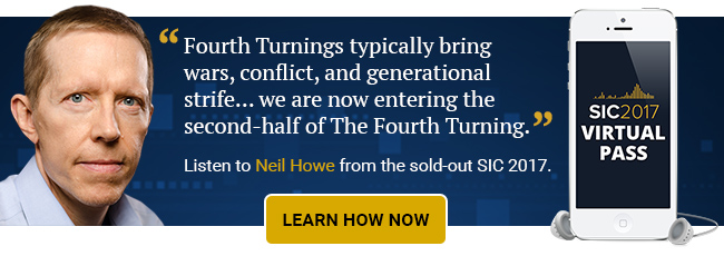 Listen to Neil Howe from the sold-out SIC 2017.