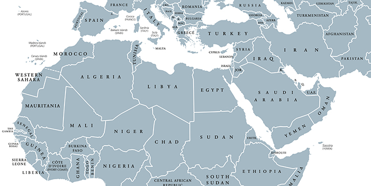 5 Maps of the Middle East and North Africa That Explain This Region