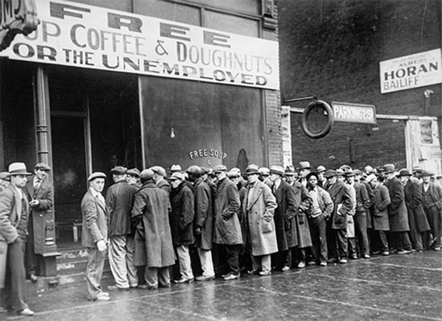 1931 photo of Al Capone's Chicago Soup Kitchen